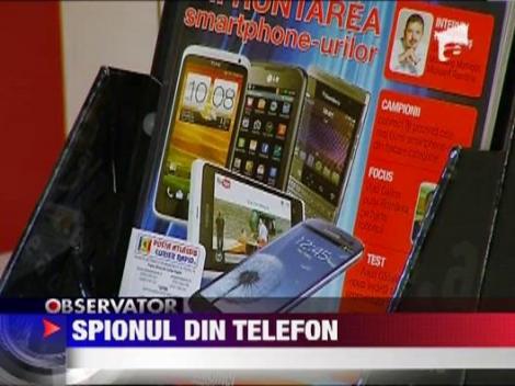 Jumatate dintre aplicatiile pentru telefoanele moble au si functia de spion