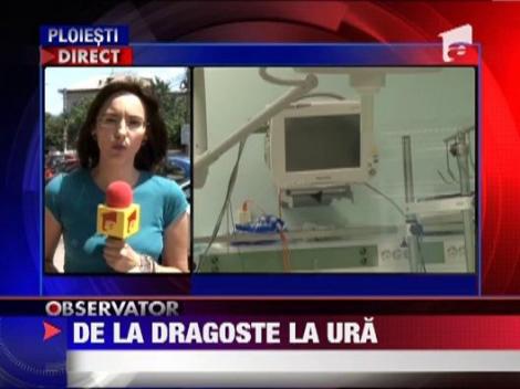 Un barbat din Ploiesti si-a injunghiat sotia in fata blocului, apoi a incercat sa se sinucida