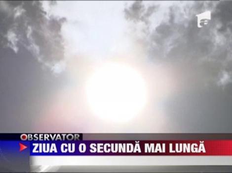 Ziua de 24 de ore si o secunda
