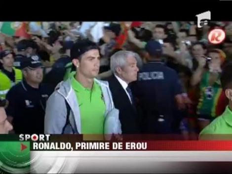 Cristiano Ronaldo si Pepe, primire de eroi