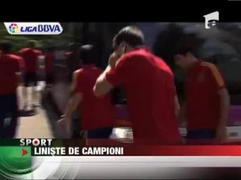 Del Bosque si-a scos echipa la iarba verde