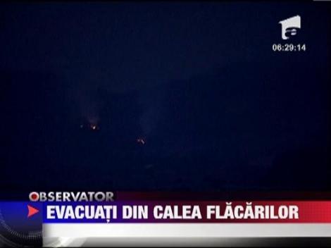 Incendii de padure langa Valencia si Barcelona