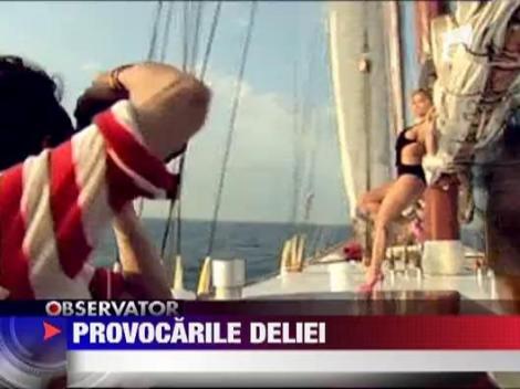 Delia, in ipostaze sexy pe un iaht de lux