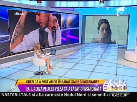 Alex Velea, acuzat ca ar fi lasat insarcinata o tanara