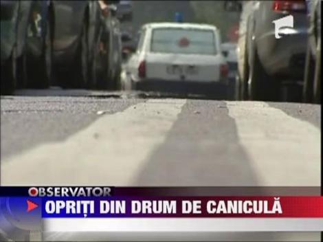 Restrictii de circulatie pe sosele din cauza caniculei