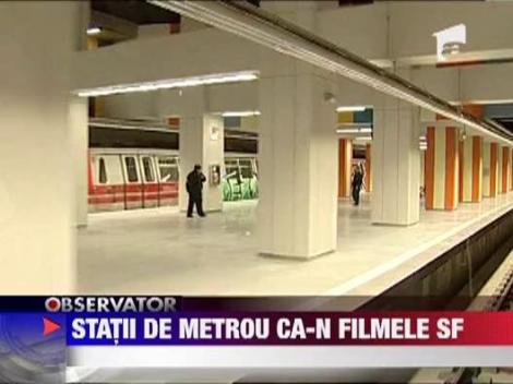 Statii de metrou ca-n filmele SF