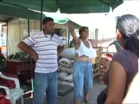 Scandal in piata din centrul orasului Targoviste
