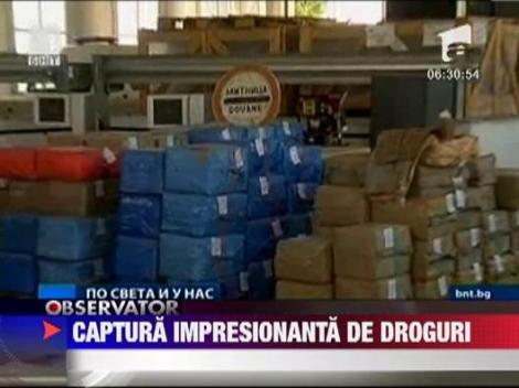 Captura de 4 tone de droguri la granita Bulgariei cu Romania