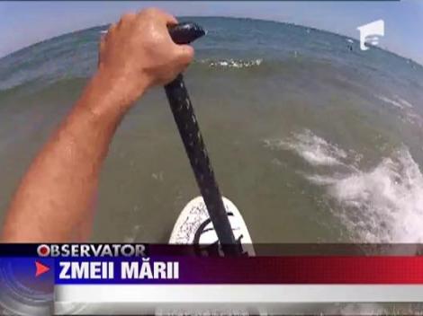 Pasionatii de senzatii tari prind gustul sporturilor pe apa