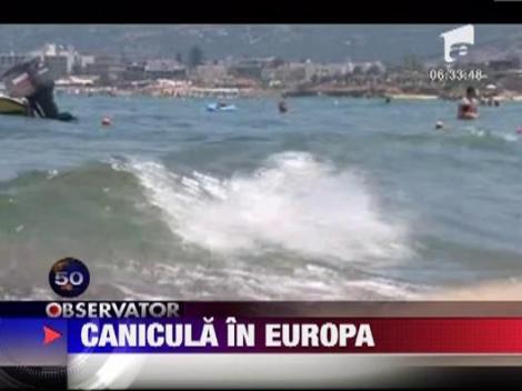 Canicula a pus stapanire pe mai multe tari europene