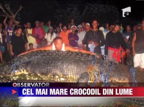 Cel mai mare crocodil din lume traieste in Filipine