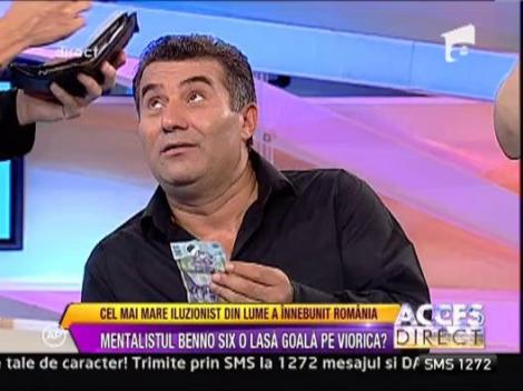 Vezi cum a transformat Benno Six o bancnota de 20 € intr-una de 100 de RON!