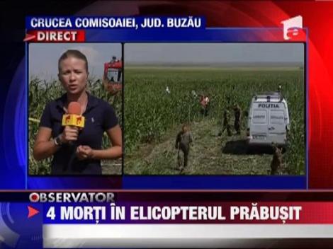 UPDATE! Elicopter militar, prabusit in Buzau: 4 morti