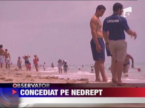 Un salvamar a fost concediat pentru ca a salvat un barbat din afara ariei lui