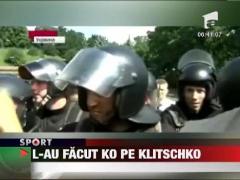 Vitali Klitschko a fost facut KO la un miting desfasurat la Kiev!