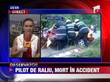 Accident dramatic in Cupa VTM Hunedoara Hasdat: Pilotul Daniela Zaharie a murit