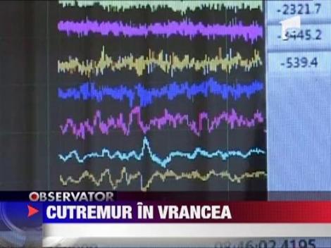 Un seism cu magnitudinea de 4,4-4,5 grade s-a produs in Vrancea