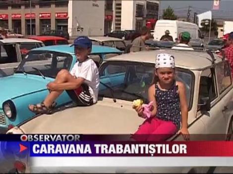 Trabantistii au atras toate privirile la caravana din Odorheiul Secuiesc