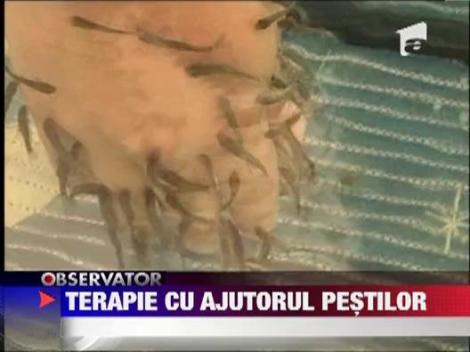 Terapie cu ajutorul pestilor pe litoral