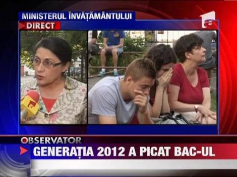 Ecaterina Andronescu: "Suntem in al doilea an consecutiv cand rezultatele sunt foarte slabe"