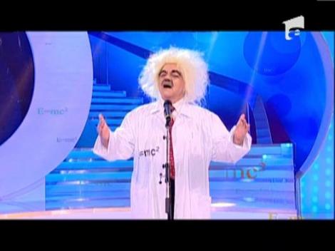 Deghizare spectaculoasa la Demascarea! Maria Carneci a fost Einstein!