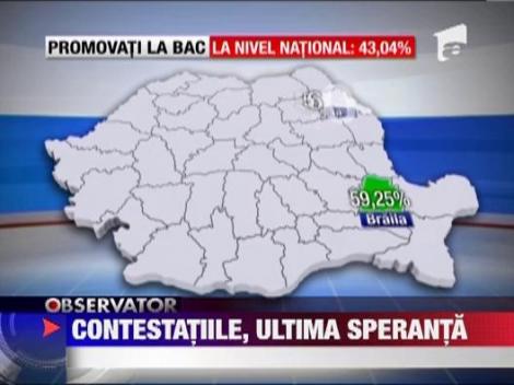 Numar record de contestatii depuse dupa BAC