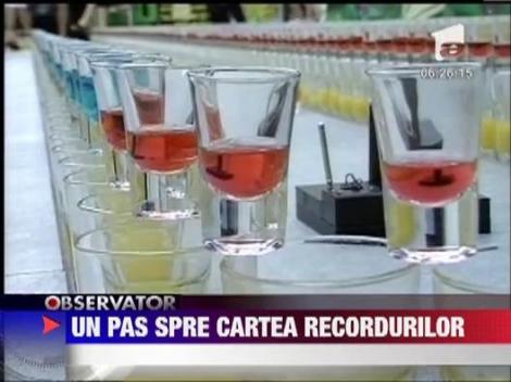 Cluj Napoca: Au realizat peste 2000 de cocktailuri in cateva secunde