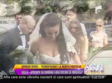 Serban Huidu, transfigurat la nunta fratelui sau cu Giulia