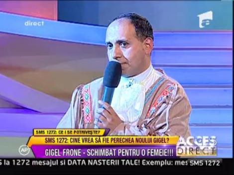 Gigel Frone isi cauta iubita!