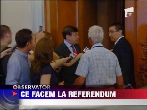 MAI: Referendumul, organizat dupa Ordonanta Guvernului - Presedintele, demis cu majoritatea celor prezenti la vot