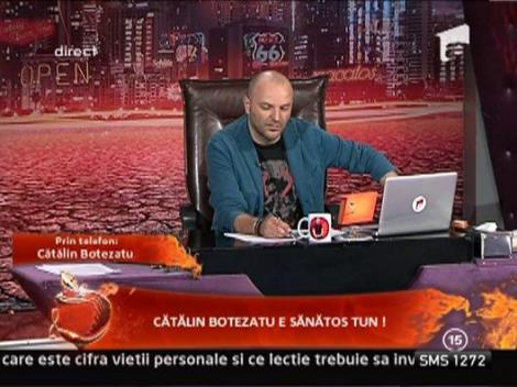 Vesti bune! Catalin Botezatu este sanatos tun!