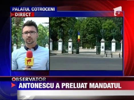 Crin Antonescu a preluat mandatul de presedinte