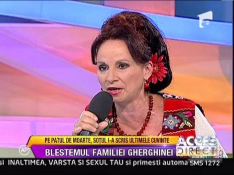 Un blestem cumplit ameninta familiei artistei Gherghina Stancu! Femeile din familia Gherghinei raman vaduve la 40 de ani!