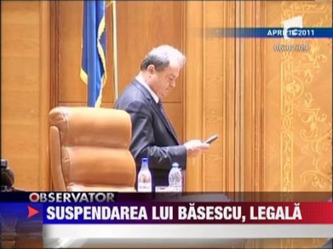 Suspendarea lui Traian Basescu, legala. Crin Antonescu, noul presedinte interimar al Romaniei