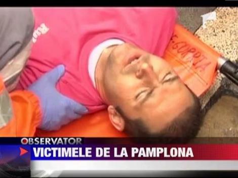 Festivalul de la Pamplona face noi victime! Trei barbati au fost grav raniti de tauri