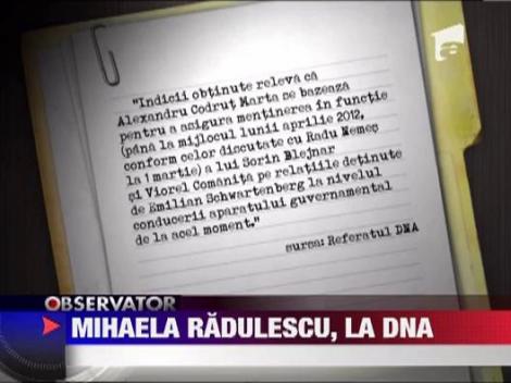 Mihaela Radulescu, audiata la Parchet intr-un dosar cu inalti demnitari