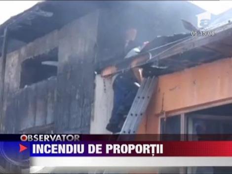 Maramures: O familie a ramas pe drumuri, dupa ce casa le-a fost mistuita de flacari