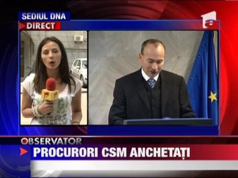 Procurorii George Balan si Marcel Sampetru de la CSM, ridicati de DNA