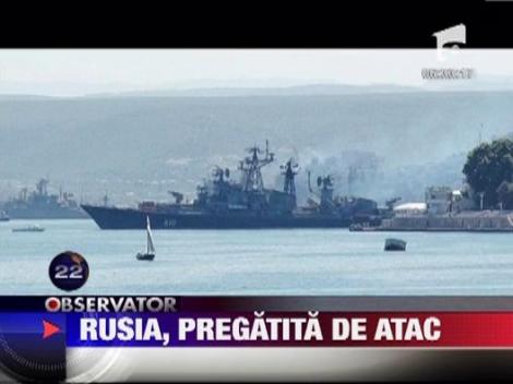 O nava de razboi ruseasca, pregatita de un atac in Siria