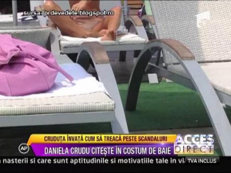 Daniela Crudu s-a pus cu burta pe carte!