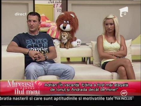 Edina: "Nu m-am gandit niciodata sa formez un cuplu cu Adrian"