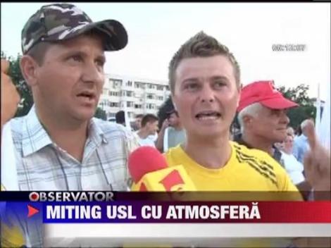 Radu Mazare, la mitingul USL din Constanta: "Imi place sa ma distrez, dar imi fac treaba". Mii de oameni au participat