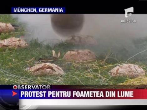 Germania: Protest inedit pentru foametea din lume