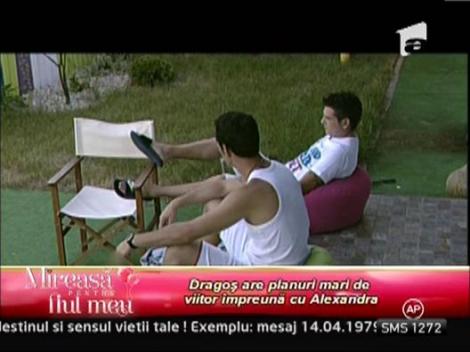 Alexandra ii reproseaza lui Dragos ca nu a imbratisat-o atunci cand era suparata!