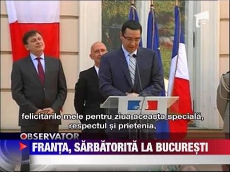 Ziua Frantei este sarbatorita cu mare fast la Bucuresti