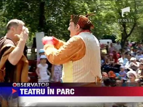 Teatrul Ion Creanga sustine spectacole in Gradina Valorilor