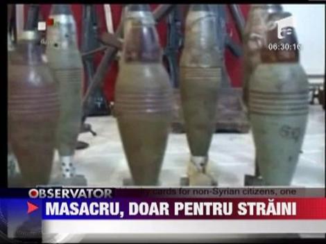 Siria: Autoritatile se lauda cu "operatiuni militare de succes", dupa masacrul de la Tremseh