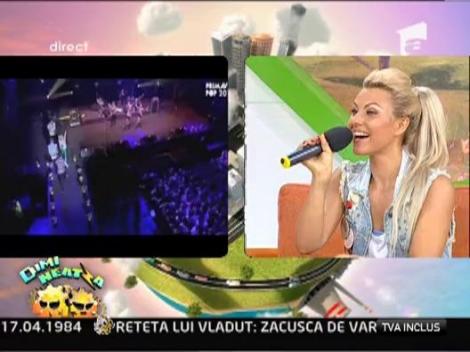 Amna,  show incendiar in Spania