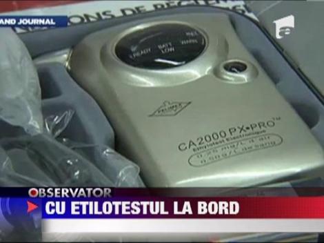 Soferii care conduc in Franta sunt obligati sa aiba la ei un etilotest ‎