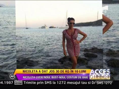 Nicoleta Luciu arata senzational in costum de baie in Croatia!